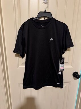 Head Black Short-Sleeve Performance Crew Tee